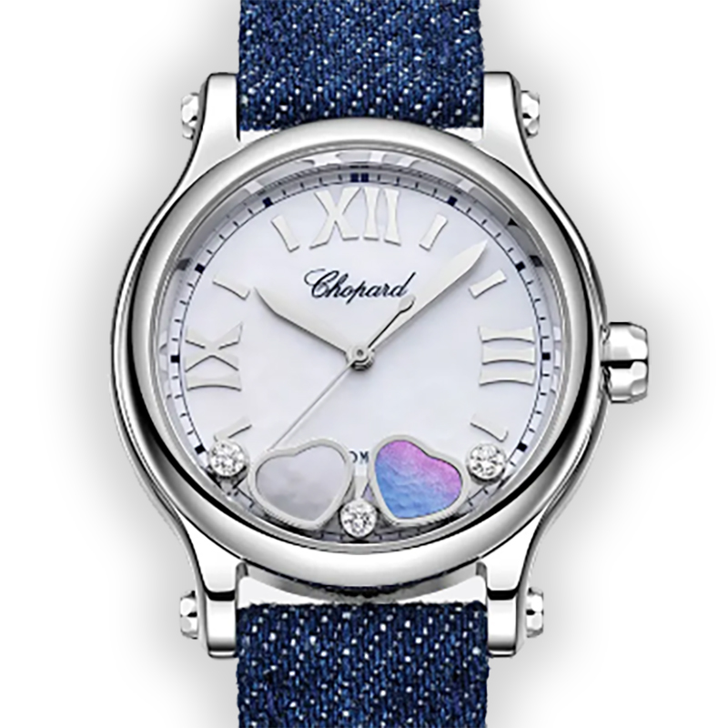 NEW CHOPARD HAPPY HEARTS 278608-3012